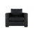 Fabric/Vinyl armchair - BLACK SDI
