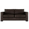 3 seater fabric/Vinyl sofa - BROWN SDI