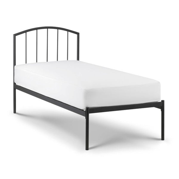 Onyx Single Metal bed with slats