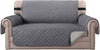 2 SEATER SOFA GREY LOOSE COVERING FABRIC