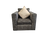 ManhattanArmchair Grey Fabric