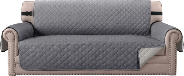 3 SEATER SOFA GREY LOOSE COVERING FABRIC
